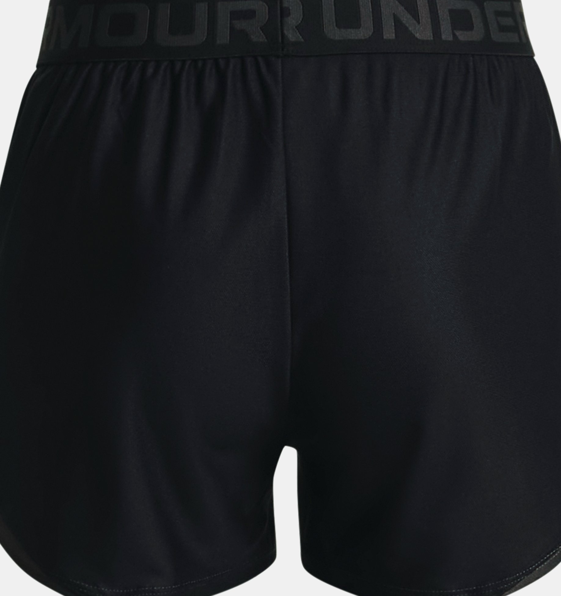 Black Under Armour Play Up 2.0 Womens Running Shorts 